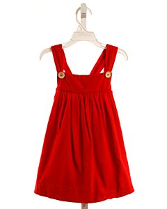 SHRIMP & GRITS  RED CORDUROY   DRESS