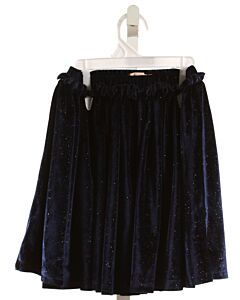 PINK CHICKEN  NAVY VELVET   SKIRT