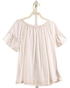 CREWCUTS  WHITE  FLORAL  KNIT SS SHIRT