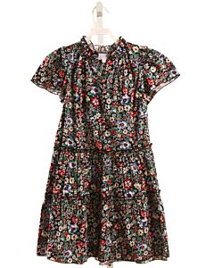HUNTER BELL  BLACK  FLORAL  DRESS