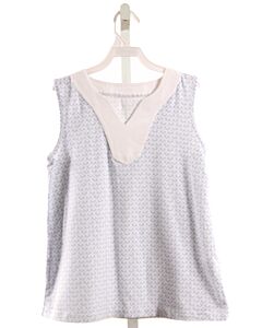 SERENDIPITY  LT BLUE    SLEEVELESS SHIRT