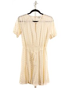 MADEWELL  CREAM EYELET   DRESS