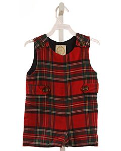 THE BEAUFORT BONNET COMPANY  RED FLANNEL PLAID  JON JON