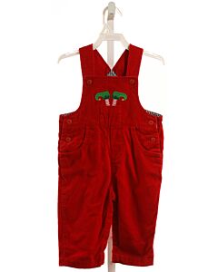 FLORENCE EISEMAN  RED CORDUROY  APPLIQUED LONGALL