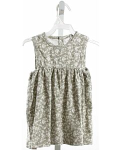 JAMIE KAY  LT GREEN  FLORAL  KNIT DRESS