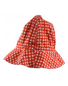 PETIT BATEAU  RED  POLKA DOT  HAT