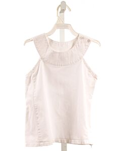 KATE & LIBBY  WHITE    SLEEVELESS SHIRT