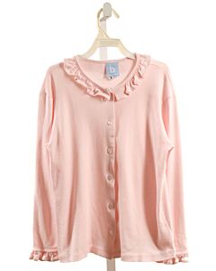 BELLA BLISS  LT PINK    CARDIGAN WITH RUFFLE