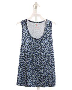 CREWCUTS  BLUE  FLORAL  KNIT TANK