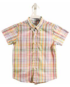 DONDOLO  PINK  PLAID  DRESS SHIRT