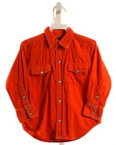 POLO BY RALPH LAUREN  ORANGE CORDUROY   DRESS SHIRT