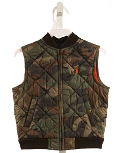 POLO BY RALPH LAUREN  GREEN   PRINTED DESIGN VEST
