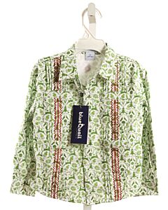 BLUE QUAIL  GREEN   PRINTED DESIGN DRESS SHIRT