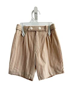 FRANCES WOOD  IVORY  STRIPED  SHORTS