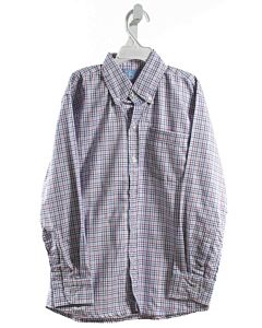 BELLA BLISS  MULTI-COLOR  PLAID  DRESS SHIRT