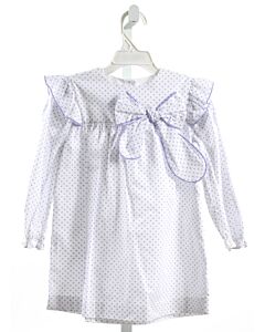 BELLA BLISS  WHITE  POLKA DOT  DRESS WITH BOW