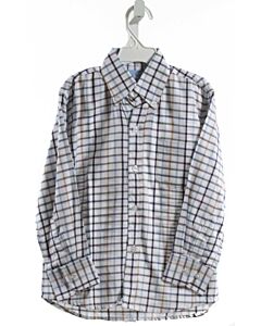 BELLA BLISS  MULTI-COLOR  WINDOWPANE  DRESS SHIRT