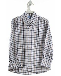 BELLA BLISS  MULTI-COLOR  WINDOWPANE  DRESS SHIRT