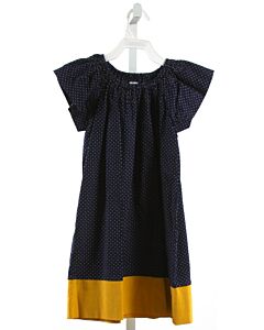 BUSY BEES  NAVY CORDUROY POLKA DOT  DRESS