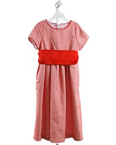 MAGGIE BREEN  RED SWISS DOT   PARTY DRESS