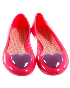 FAUX PAS PARIS PINK DRESS SHOES RUBBER SHOE *NWT SIZE CHILD 3