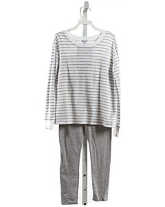 SPLENDID  GRAY KNIT STRIPED  2-PIECE OUTFIT