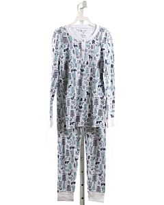 ROBERTA ROLLER RABBIT  BLUE  PRINT  LOUNGEWEAR