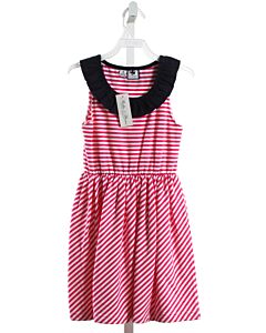 BUSY BEES  HOT PINK  STRIPED  KNIT DRESS