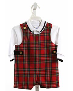 FLORENCE EISEMAN  RED  PLAID  2-PIECE DRESSY OUTFIT