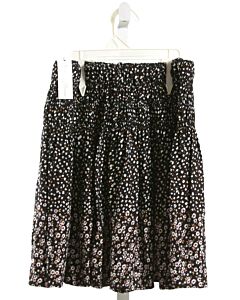 MAYORAL  BLACK  FLORAL  SKIRT