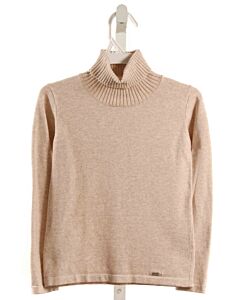 MAYORAL  BROWN    KNIT LS SHIRT