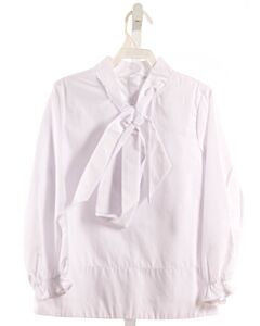 THE YELLOW LAMB  WHITE    DRESS SHIRT WITH BOW