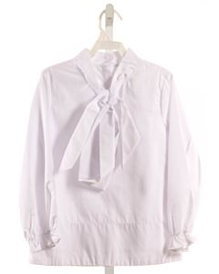 THE YELLOW LAMB  WHITE    DRESS SHIRT WITH BOW