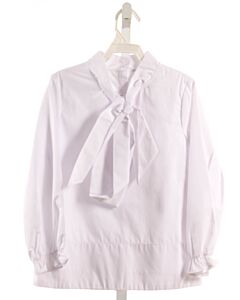 THE YELLOW LAMB  WHITE    DRESS SHIRT WITH BOW