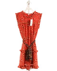 IMOGA  RED  FLORAL  DRESS