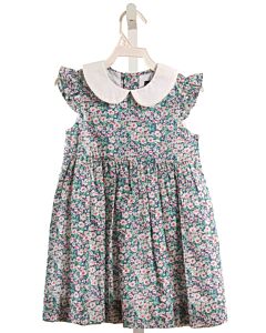 BUSY BEES  GREEN  FLORAL  DRESS