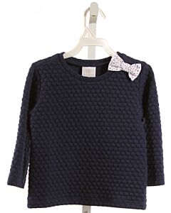 LULLABY SET  NAVY    SWEATER WITH BOW