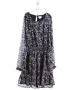 CREAMIE  BLUE  FLORAL  DRESS