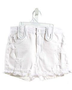 TRACTR  WHITE DENIM   SHORTS