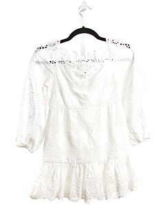 MARLO  WHITE EYELET   PARTY DRESS