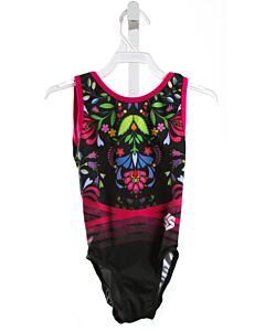 SPEKTRUM LEOS  BLACK  FLORAL  LEOTARD