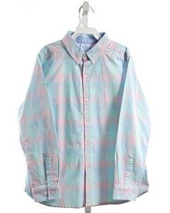 LITTLE ENGLISH  MULTI-COLOR SEERSUCKER PLAID  DRESS SHIRT