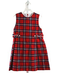 BELLA BLISS  RED  PLAID  DRESS