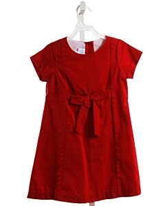 LITTLE ENGLISH  RED    DRESS WITH BOW