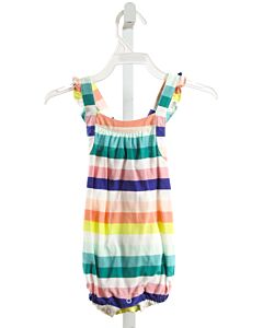 TEA  MULTI-COLOR  STRIPED  KNIT BUBBLE