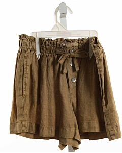 BELLA DAHL  BROWN LINEN   SHORTS