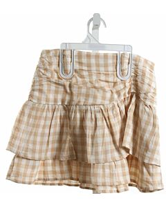 MAYORAL  IVORY  GINGHAM  SKIRT