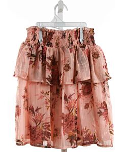 CREAMIE  PINK  FLORAL  SKIRT