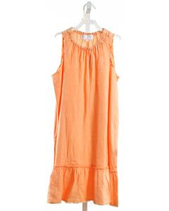 BELLA DAHL  ORANGE LINEN   DRESS