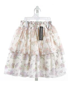 LITTLE PAISLEY PEOPLE  WHITE  FLORAL  SKIRT